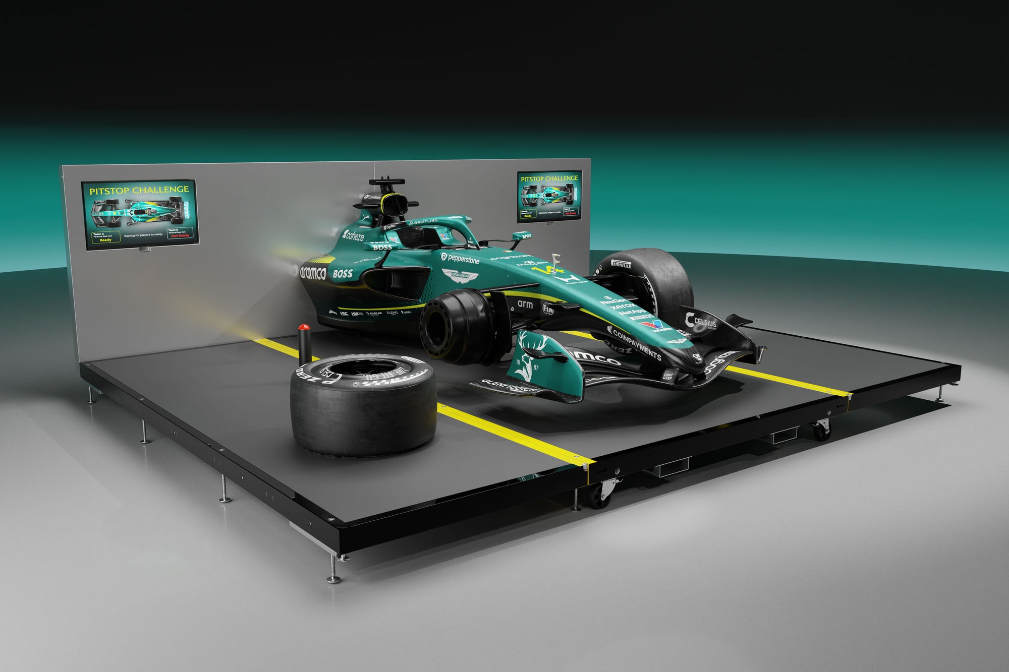 2026 Aston Martin Aramco Pit Stop Rig