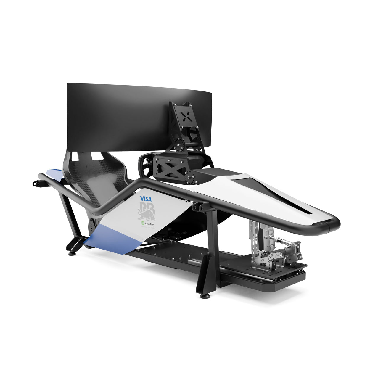 Visa Cash App Racing Bulls F1® Team X Lite Static Simulator, Formula 1-inspired racing simulator and premium collector display for motorsport enthusiasts