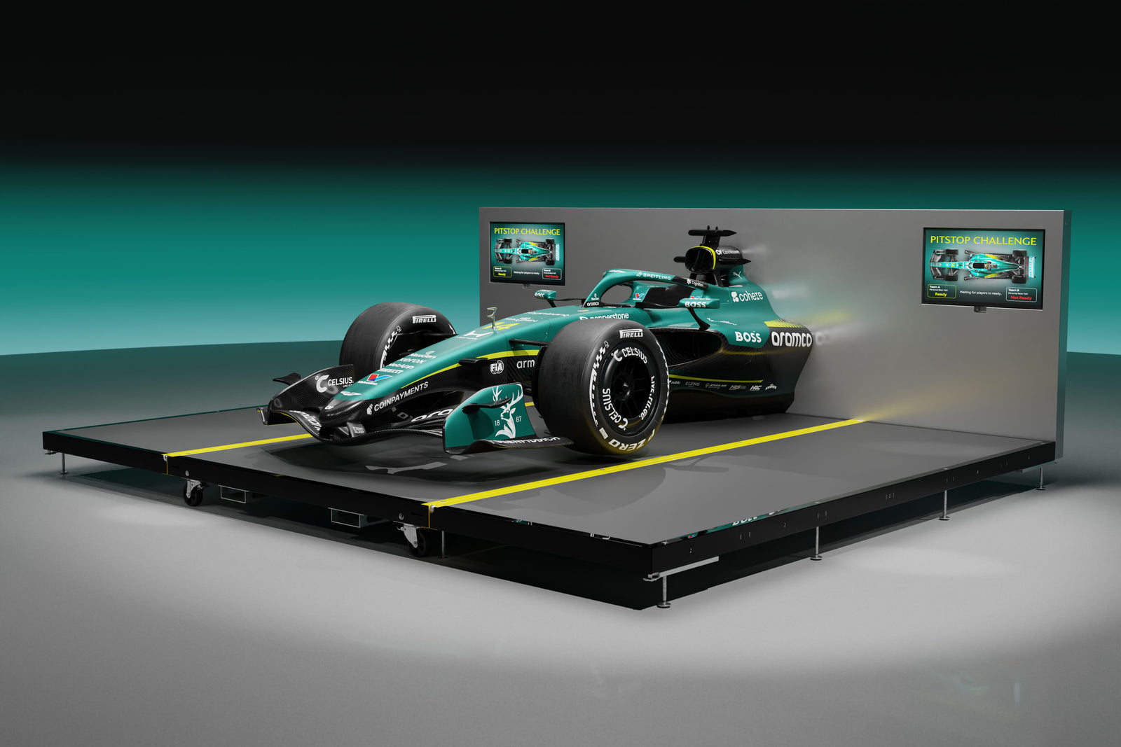 2026 Aston Martin Aramco Pit Stop Rig