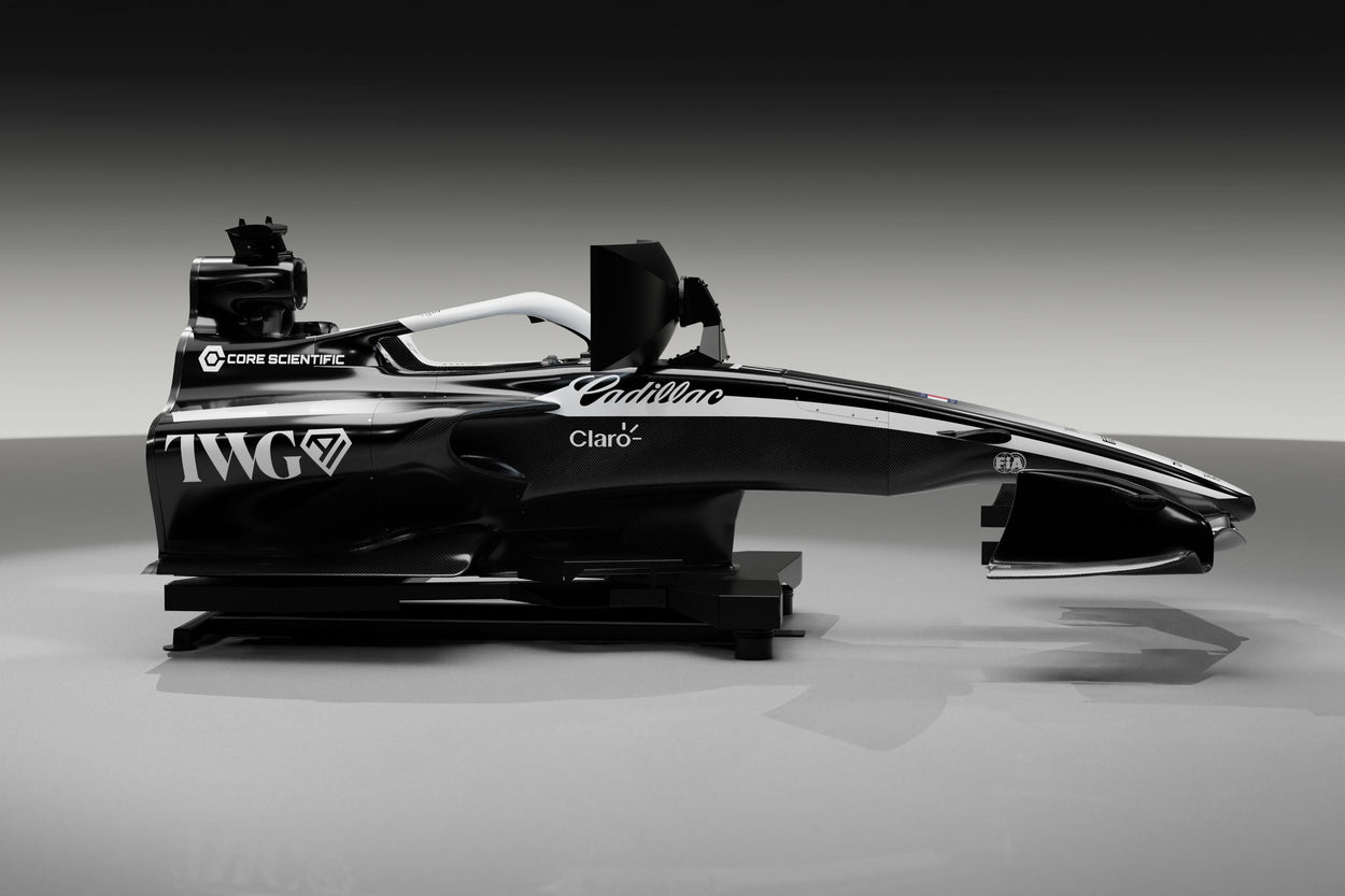 Cadillac Formula One Team Official 2026 MAC-26 simulator, Formula 1-inspired racing simulator with premium collector appeal
