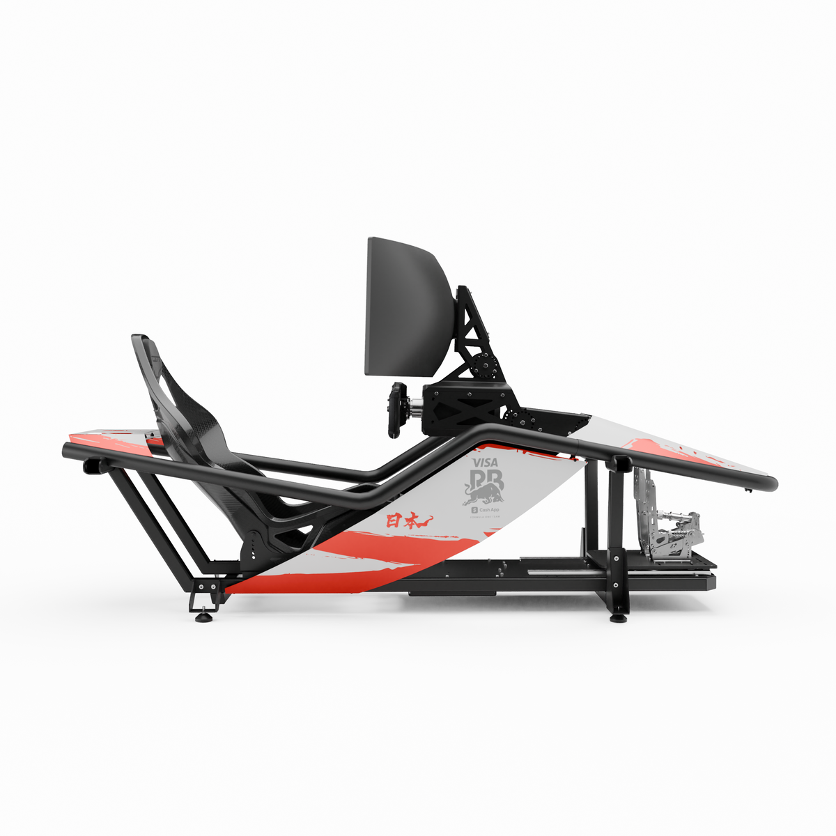 Racing Bulls Formula 1 Team X Lite static simulator Japan livery lightweight racing cockpit fixed platform display
