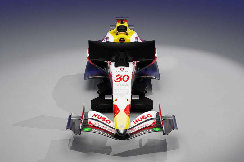 2026 Visa Cash App Racing Bulls F1® Team Japanese Grand Prix Edition racing simulator, Formula 1-inspired collector piece for display