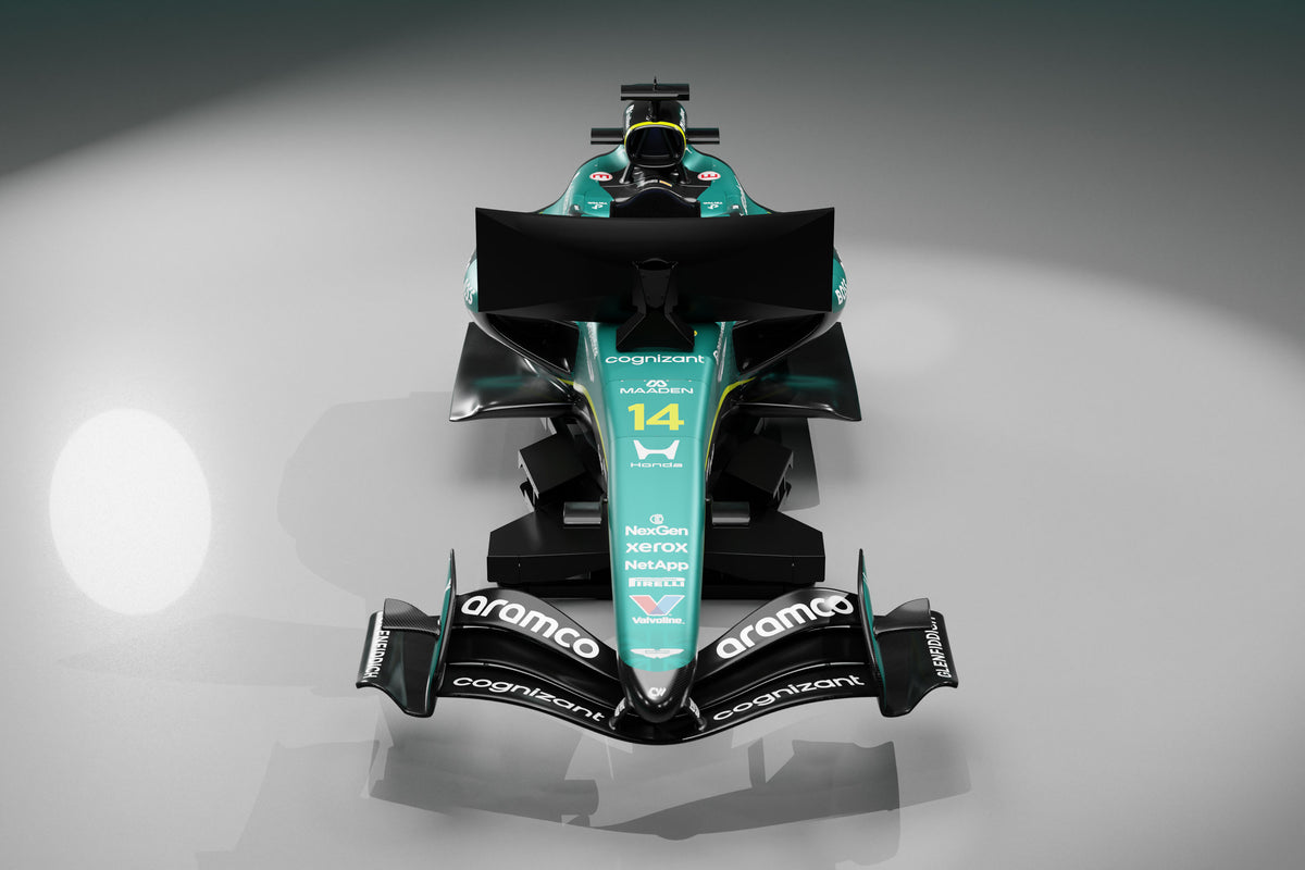 2026 Aston Martin Aramco F1® Team racing simulator, Formula 1-inspired design and premium motorsport memorabilia for collectors