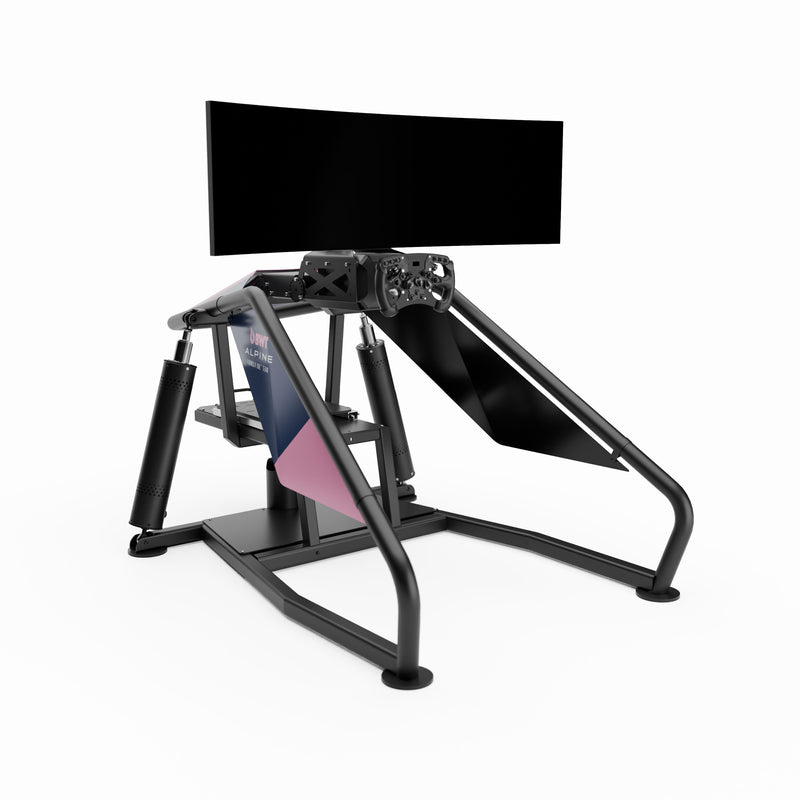 BWT Alpine Formula 1 X Wav static simulator accessible racing setup inclusive simulator display