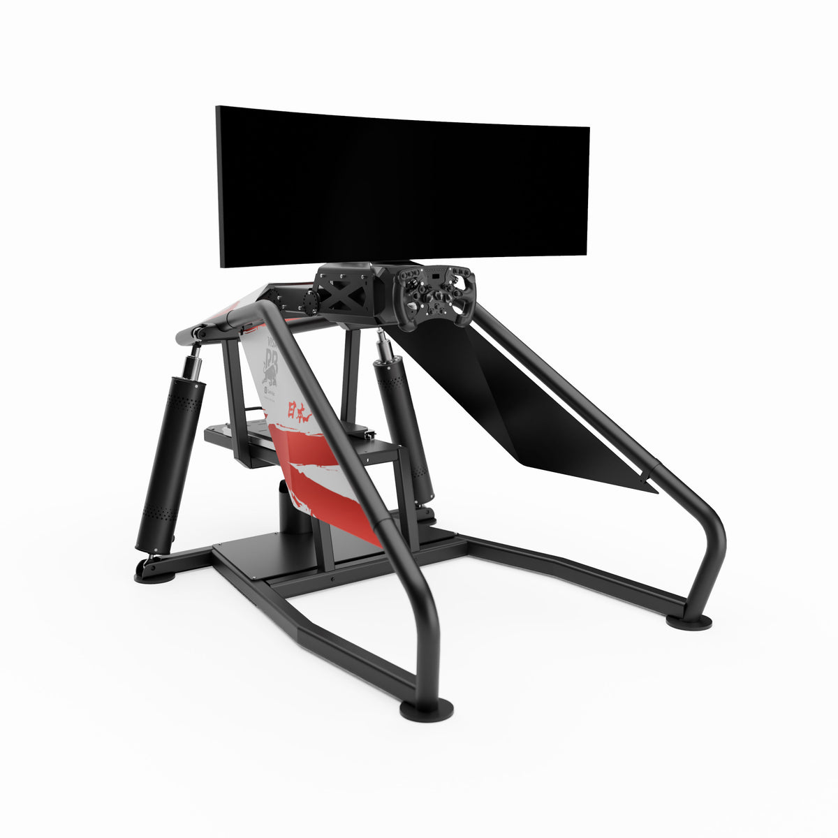 Visa Cash App RB F1 Team X Wav static simulator Japan livery inclusive accessible racing simulator cockpit