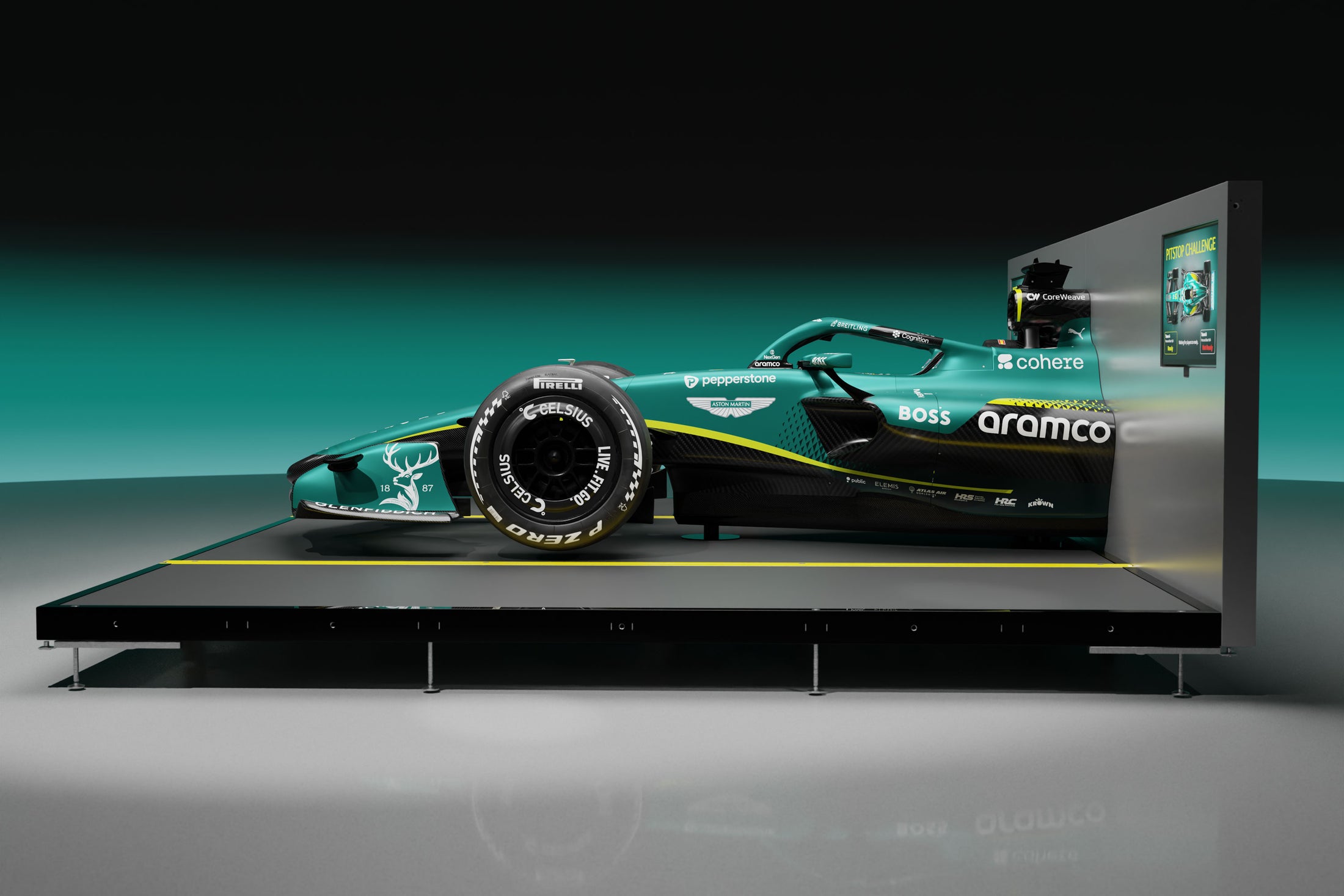 2026 Aston Martin Aramco F1 ® Team Pit Stop Rig