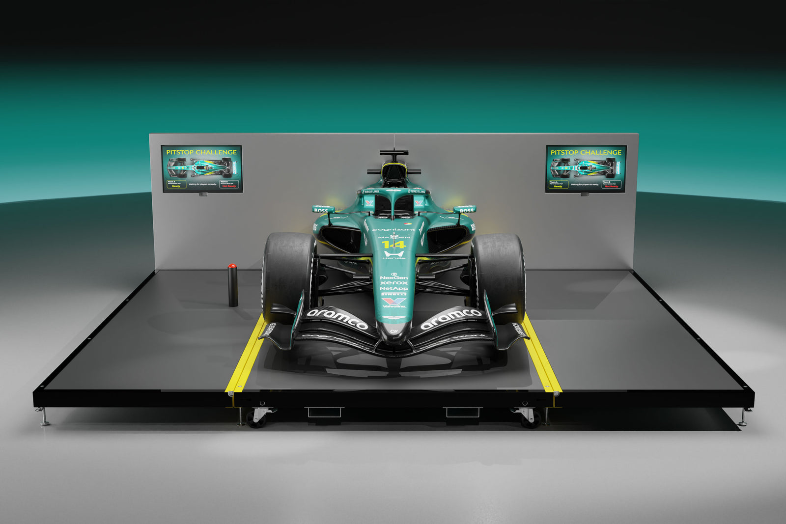 2026 Aston Martin Aramco Pit Stop Rig