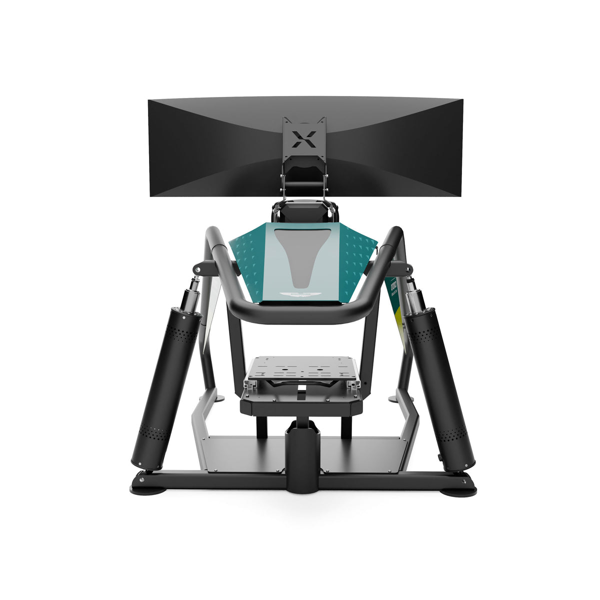 Aston Martin F1 Team X Wav static simulator inclusive design accessible racing cockpit fixed platform