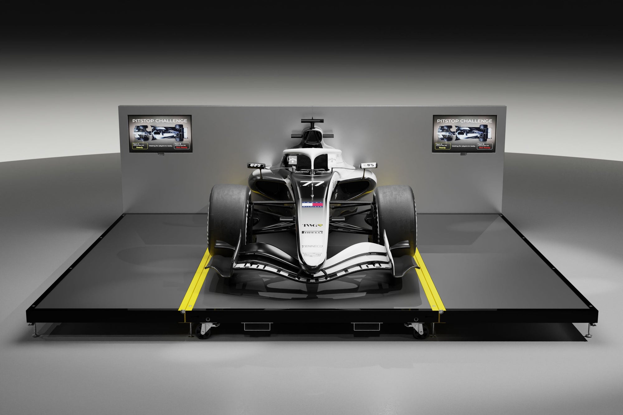 Official 2026 Cadillac Formula One® Team MAC-26 Pit Stop Rig