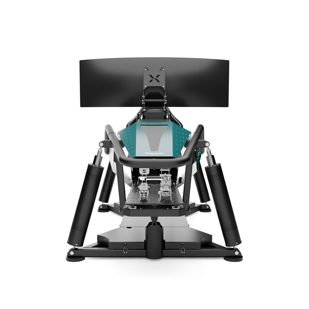 Aston Martin Aramco F1 Team X6 motion simulator dynamic racing cockpit immersive driving simulation