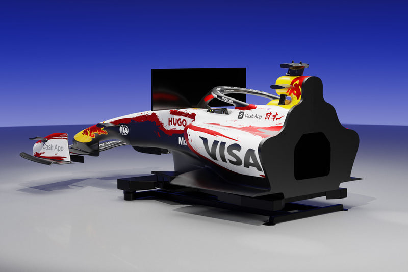 Visa Cash App Racing Bulls F1® Team 2026 Japanese Grand Prix Edition Formula 1-inspired simulator, premium collector display for Formula 1 fans