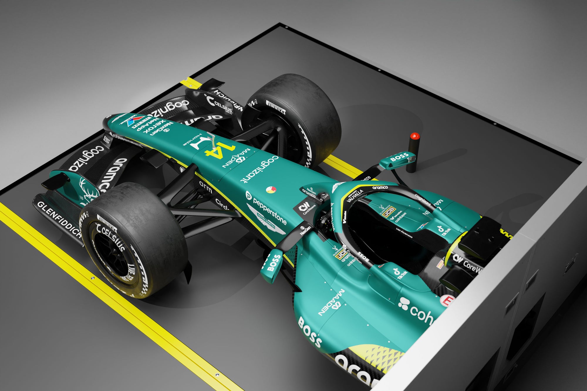2026 Aston Martin Aramco F1 ® Team Pit Stop Rig