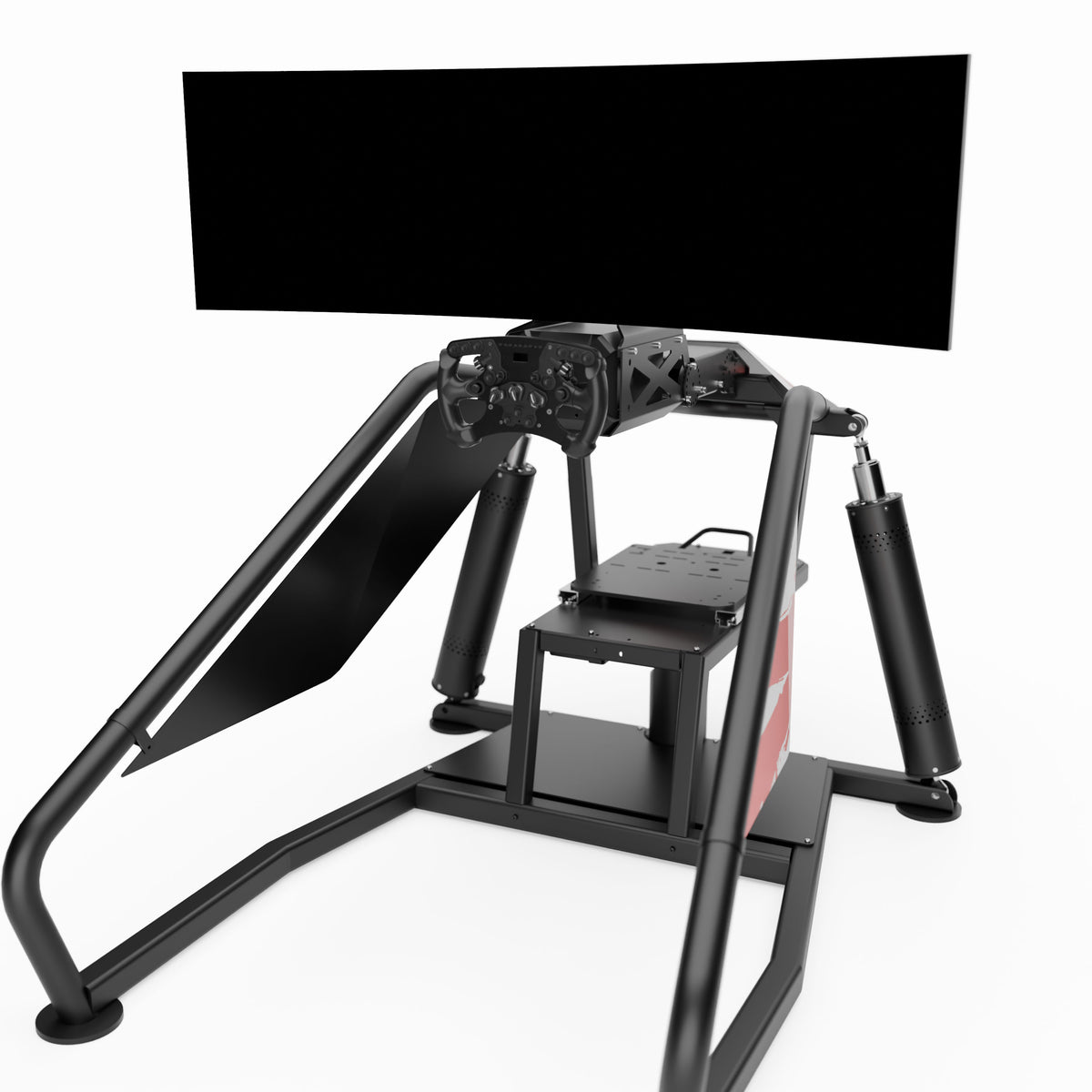 Visa Cash App Racing Bulls X Wav static simulator Japan livery accessible racing setup inclusive simulator display