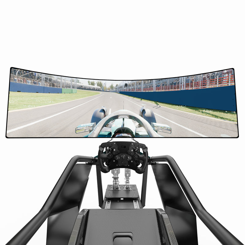 Aston Martin Aramco F1 Team X6 motion simulator dynamic platform high-performance racing cockpit experience
