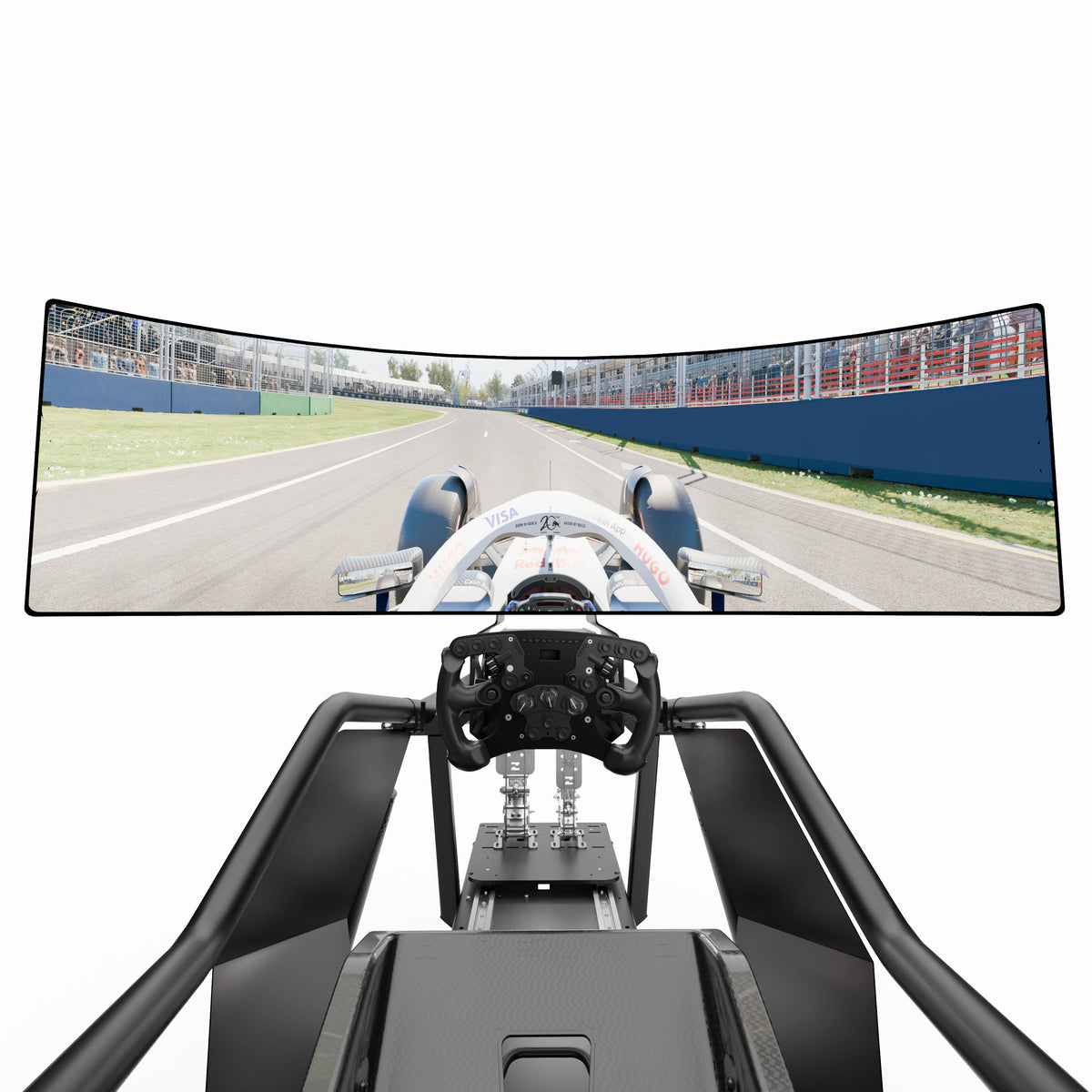 Visa Cash App RB F1 Team X6 motion simulator Japan livery dynamic racing cockpit immersive driving setup