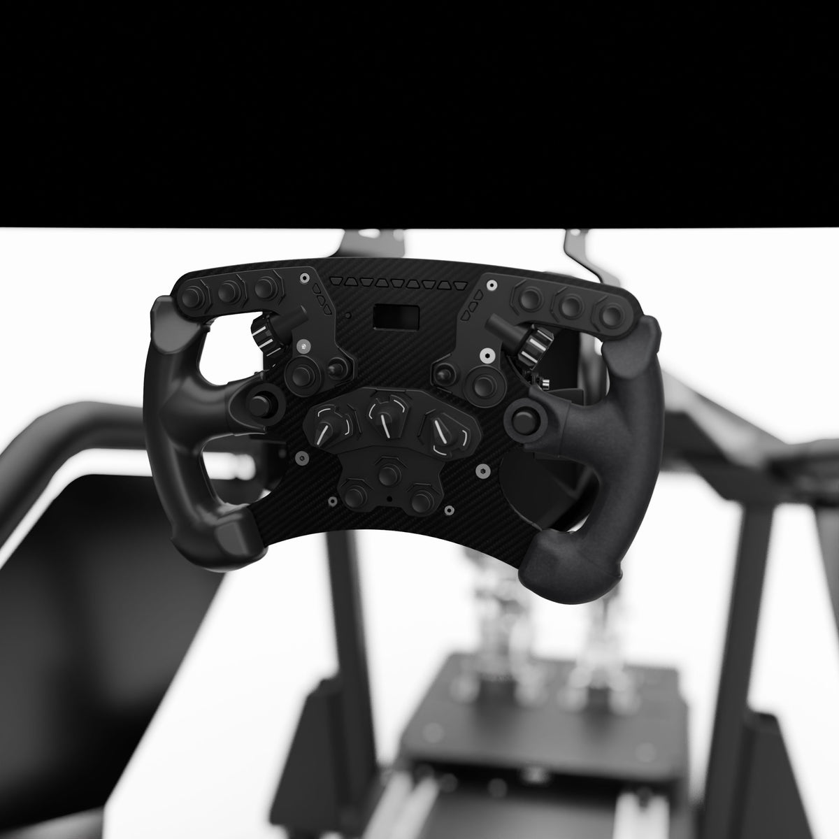 Aston Martin Aramco F1 Team X Lite static simulator streamlined racing cockpit immersive driving setup