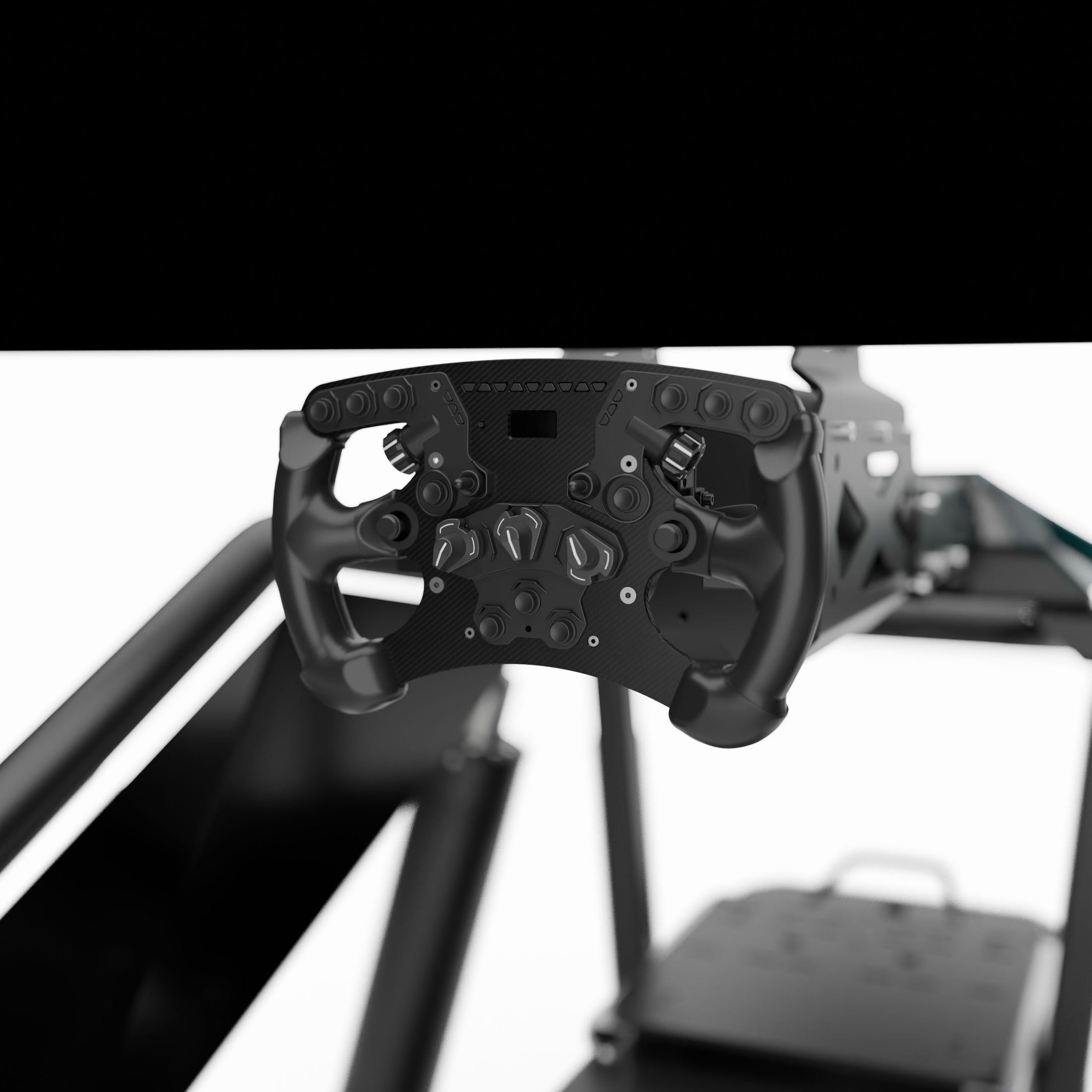 Aston Martin Aramco F1 Team X Wav static simulator accessible motorsport simulator inclusive cockpit setup