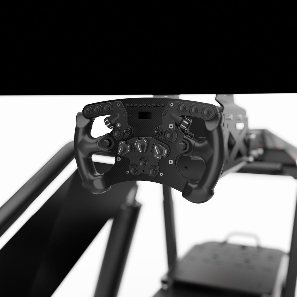 Racing Bulls F1 Team X Wav static simulator Japan livery accessible racing cockpit inclusive display setup