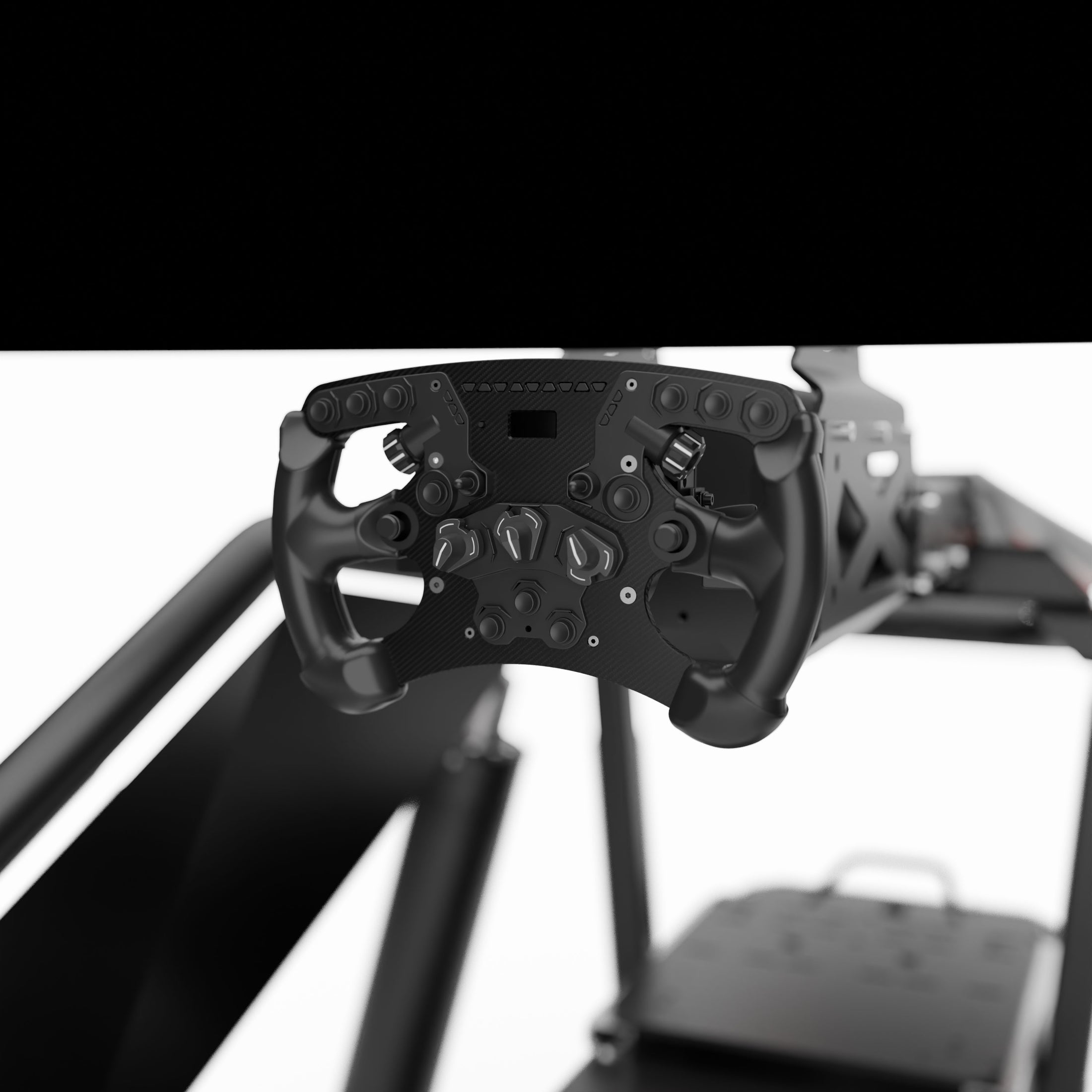 Racing Bulls F1 Team X Wav static simulator Japan livery accessible racing cockpit inclusive display setup