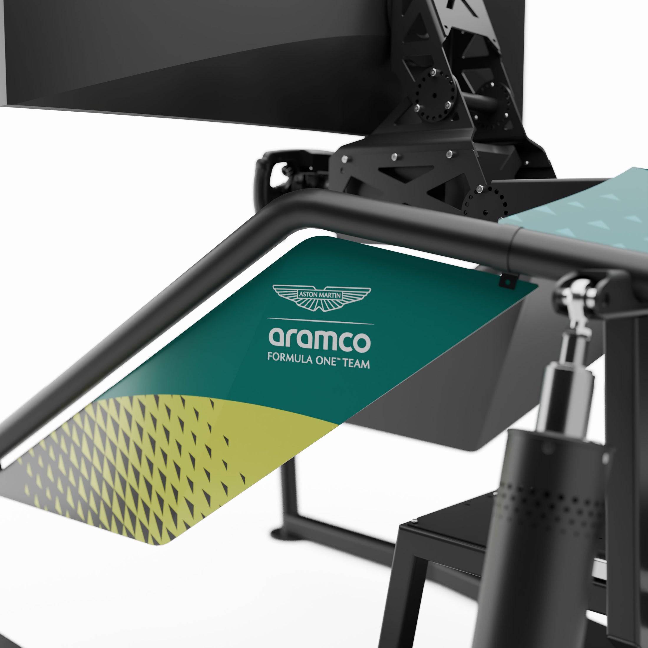 Aston Martin F1 Team X Wav static simulator accessible motorsport cockpit inclusive driving experience