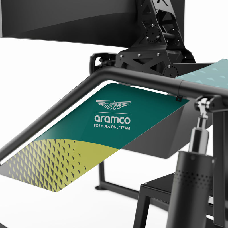 Aston Martin F1 Team X Wav static simulator accessible motorsport cockpit inclusive driving experience