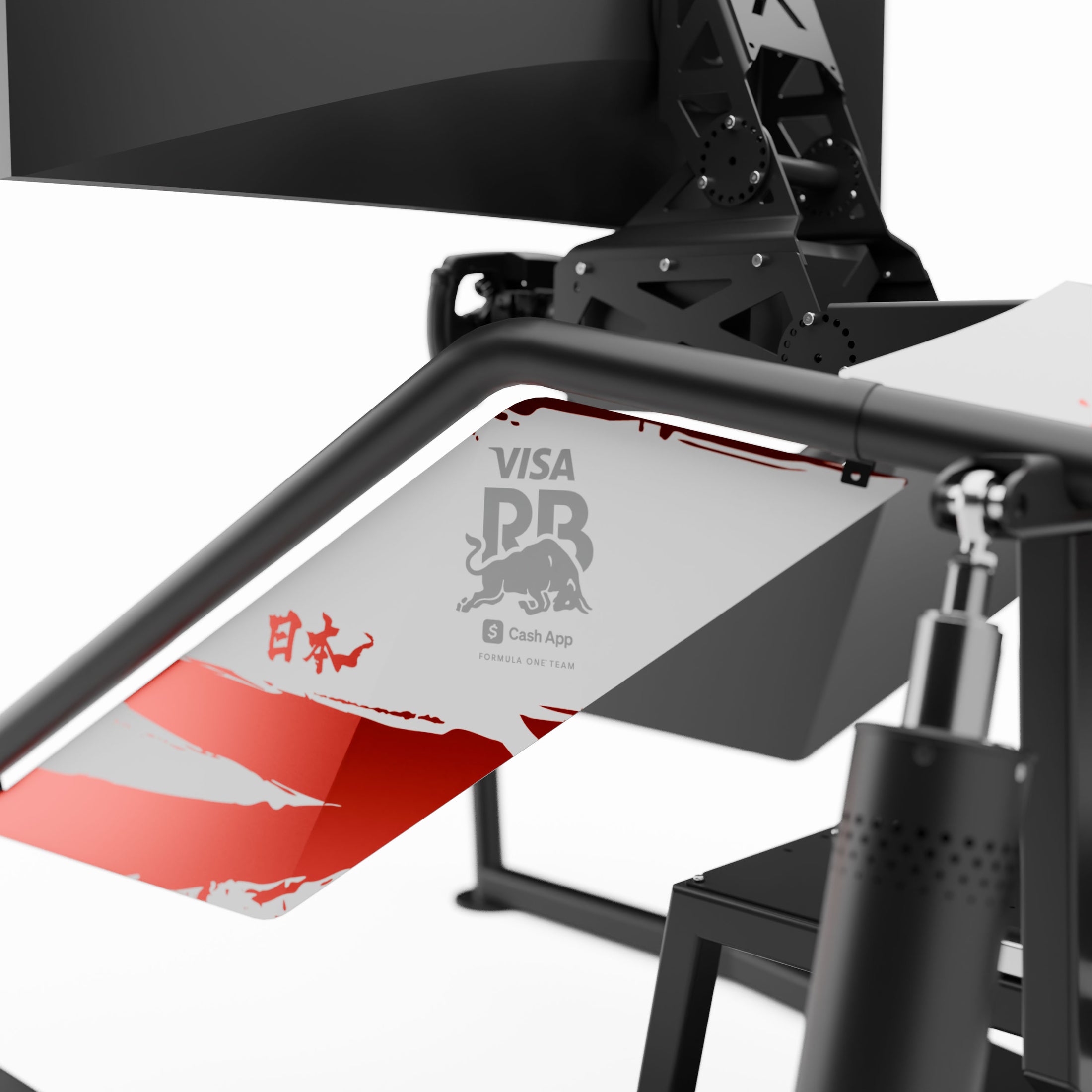 Visa Cash App Racing Bulls X Wav static simulator Japan livery inclusive accessible simulator cockpit experience