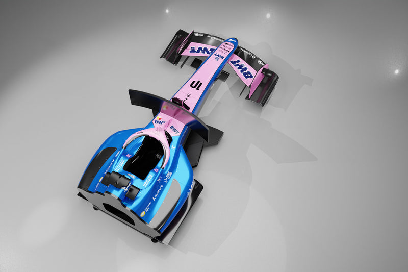 2026 BWT Alpine Formula One™ Team Formula 1-inspired racing simulator, premium collector piece and motorsport display