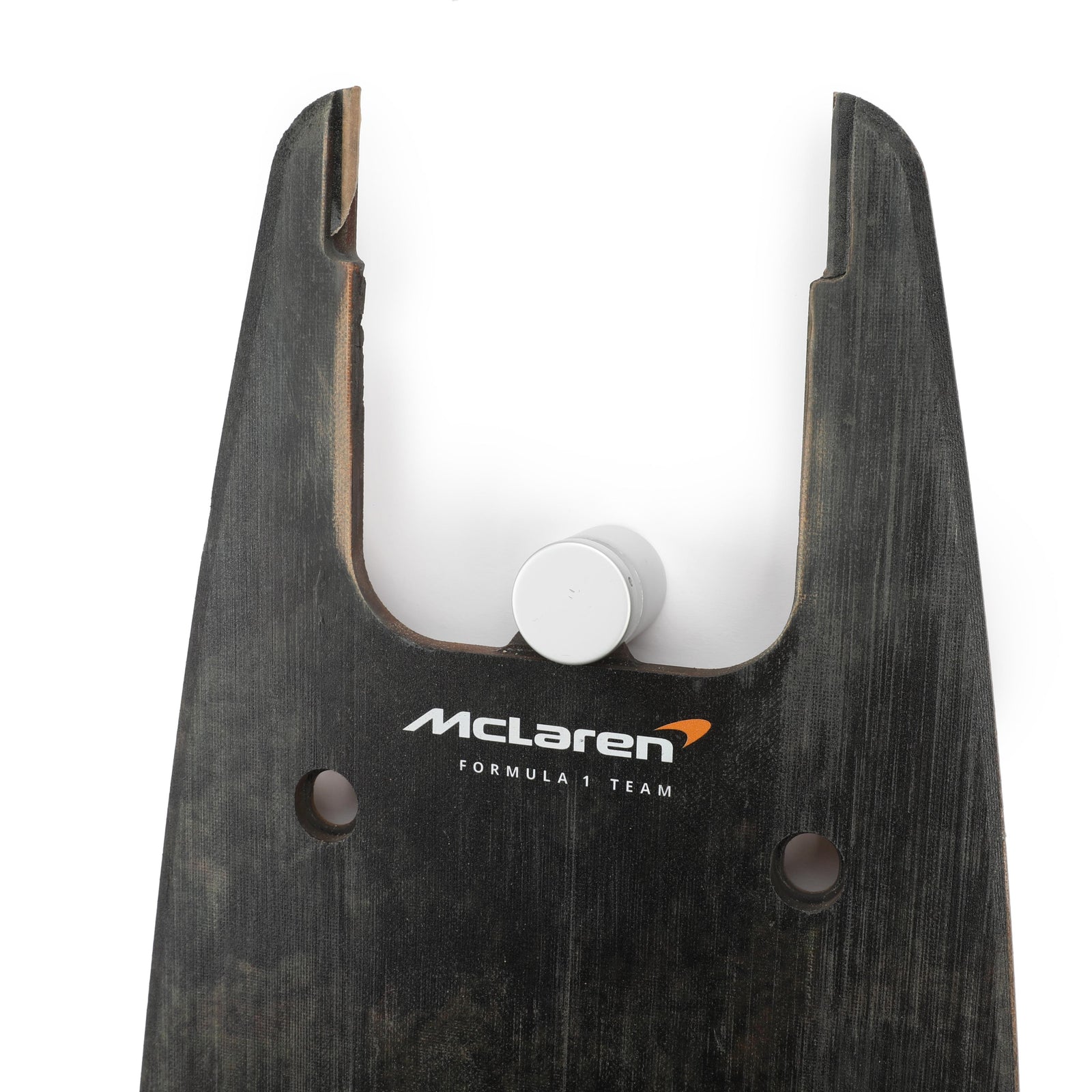 Lando Norris 2024 McLaren Formula One Team Grand Prix Used Front Skid Plank Wall Art - Belgium