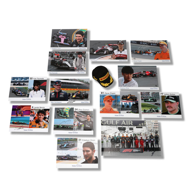 Modern Grid Collection (2023–2024) Signed Photos & Cap Bundle – Make A Wish