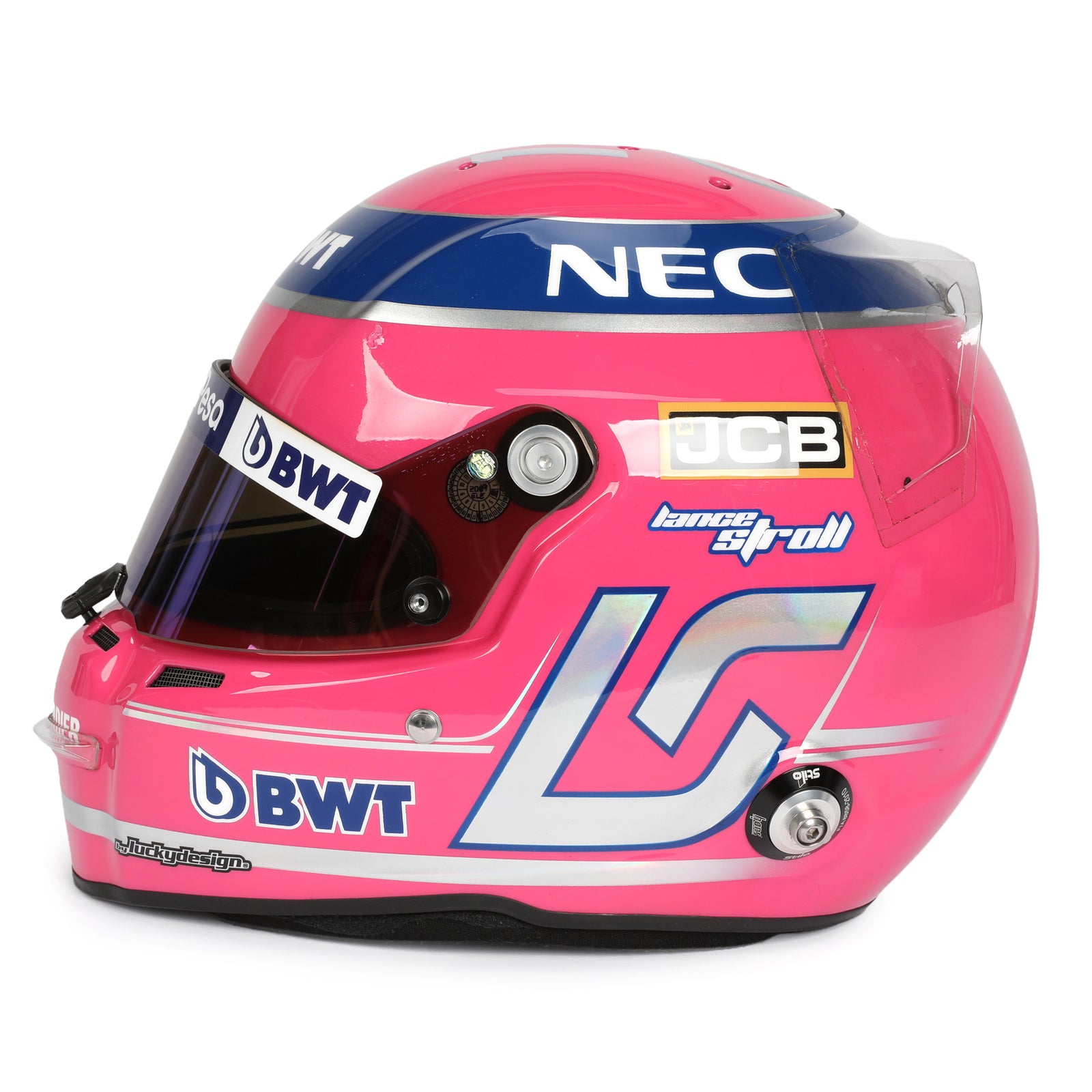 LOT 543 - Lance Stroll 2019 Racing Point Helmet - Used