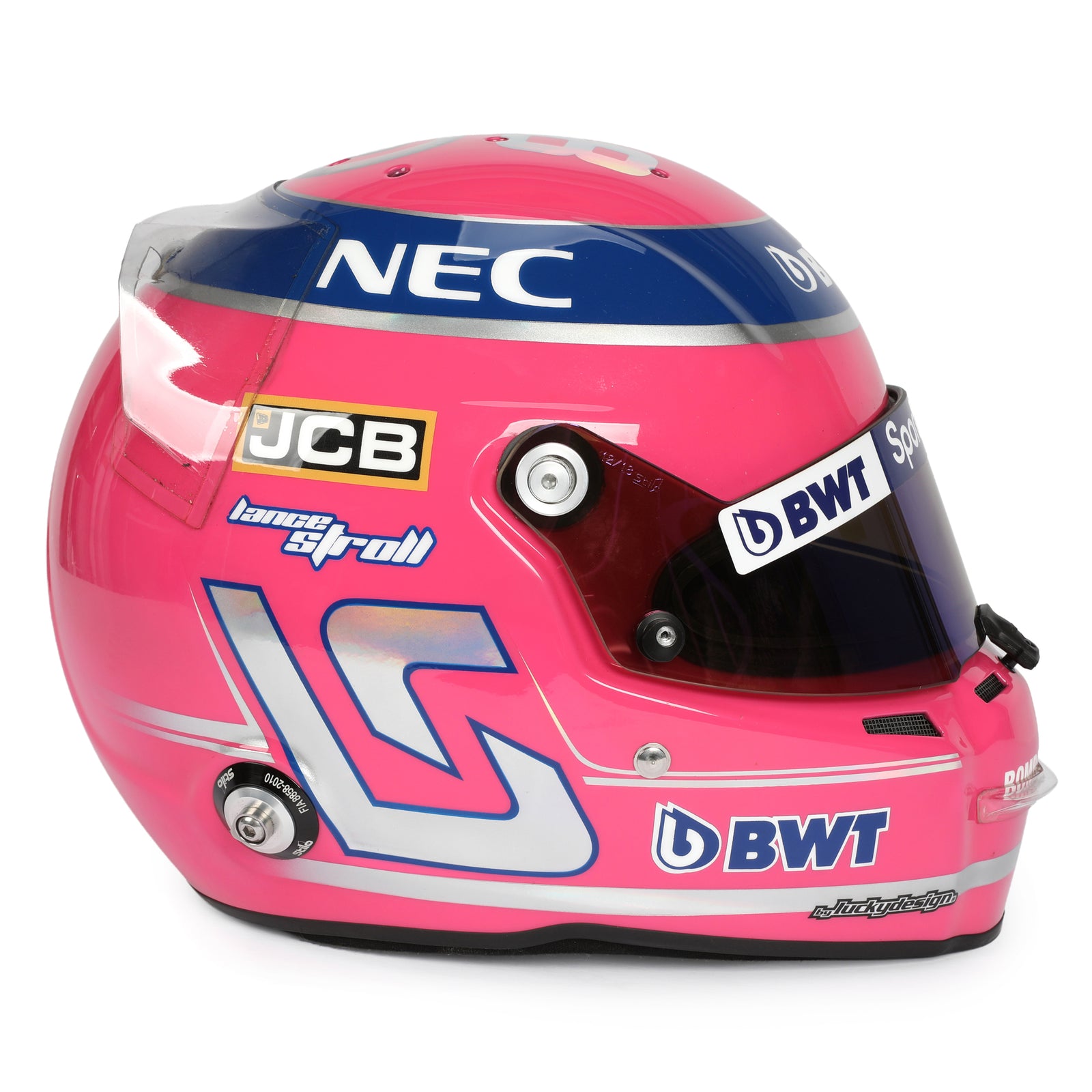 LOT 543 - Lance Stroll 2019 Racing Point Helmet - Used