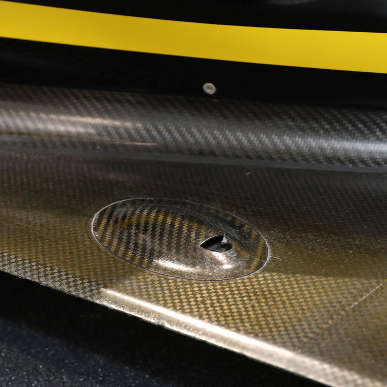 Formula 1-inspired Lotus E22-03 2014 rolling chassis in striking 2019 RS19 colours, premium exhibition display