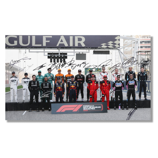 LOT 574 - Signed 2023 Formula One Full Grid Photo - Make-A-Wish