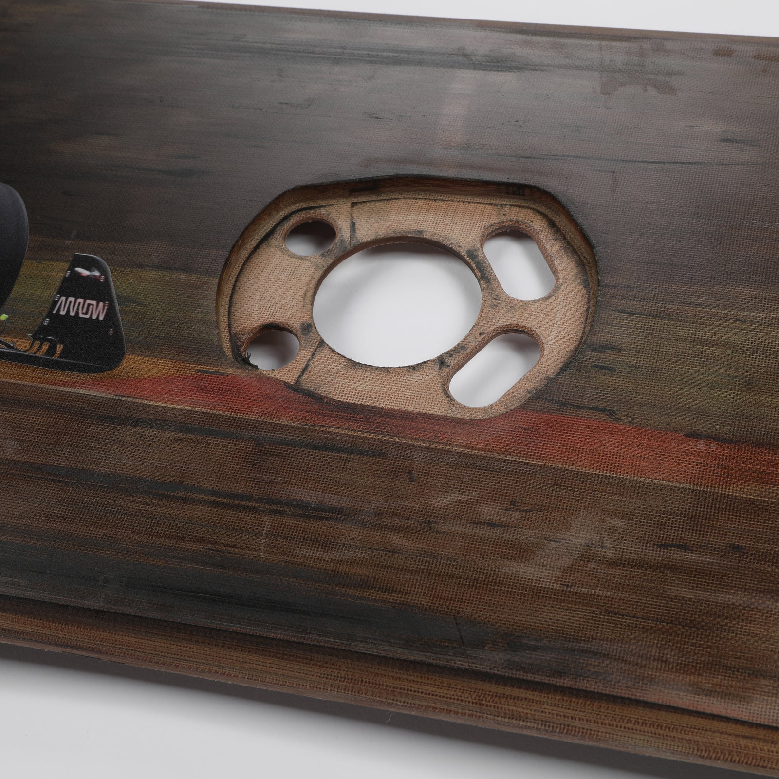 Oscar Piastri 2024 McLaren Formula One Team Grand Prix Used Rear Skid Plank Wall Art - Belgian GP