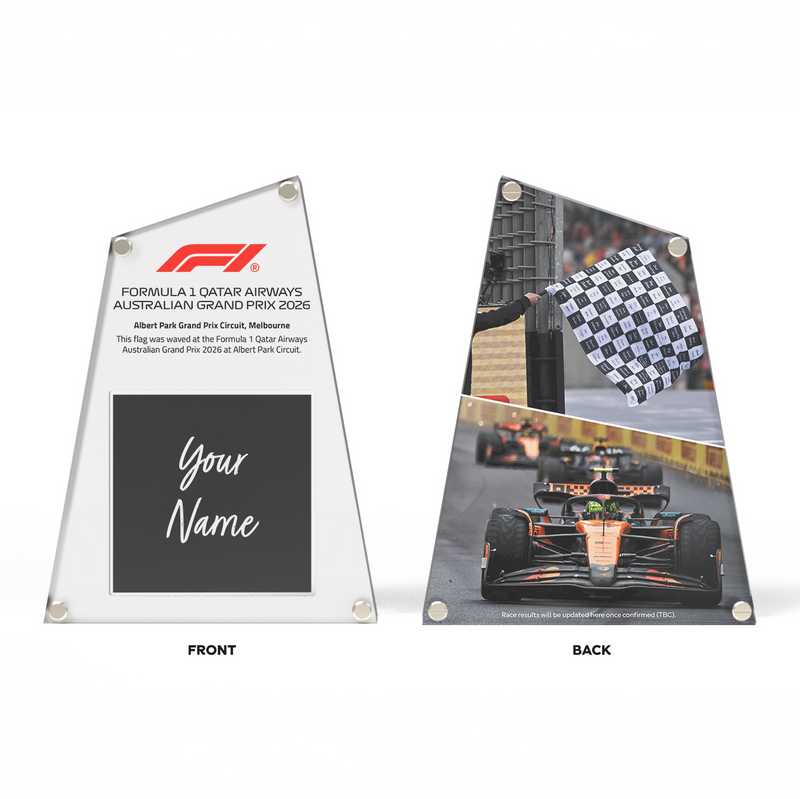 Own the Chequered Flag - 2026 Australian Grand Prix