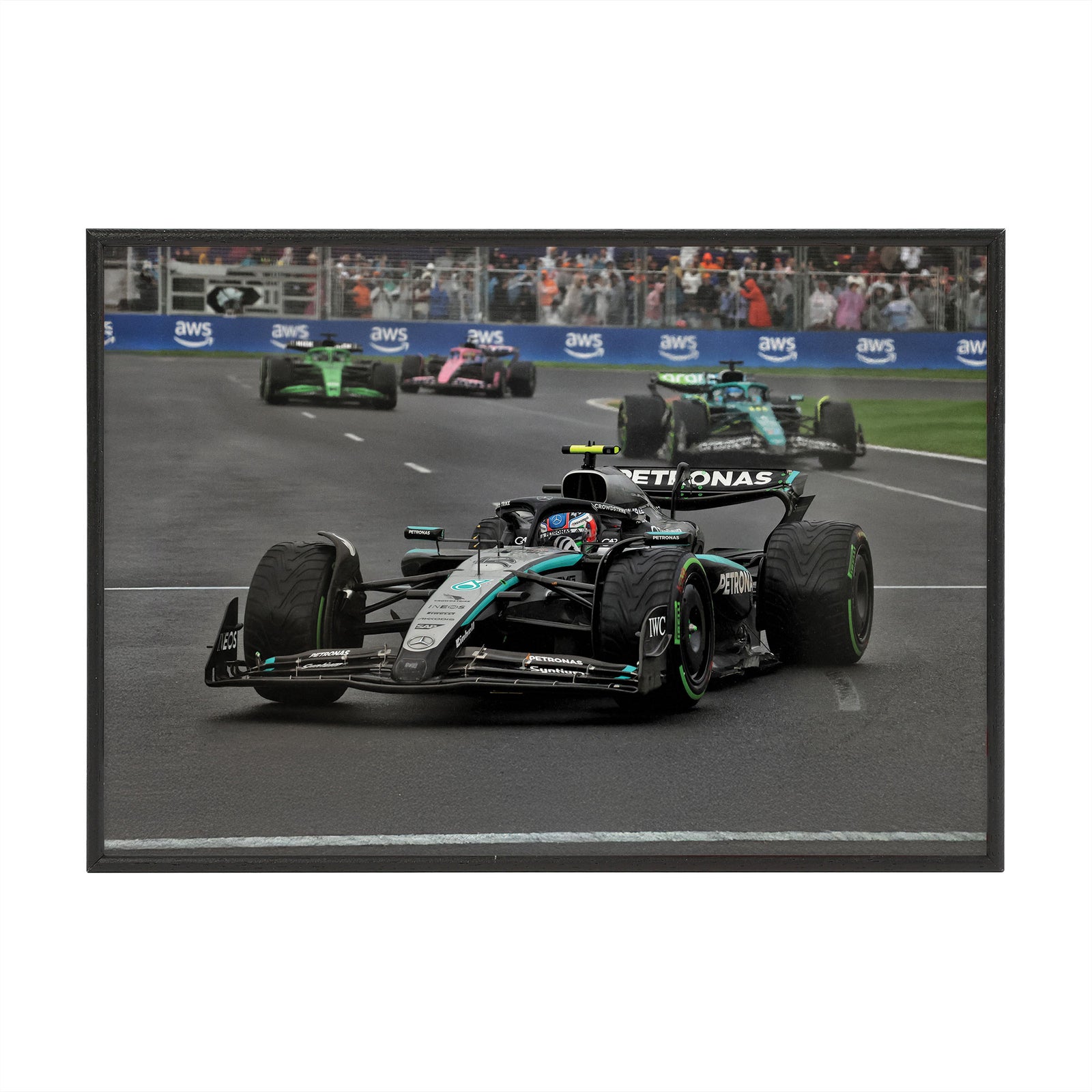 Kimi Antonelli 2025 Mercedes-AMG Petronas Print - Australian GP - Box Frame