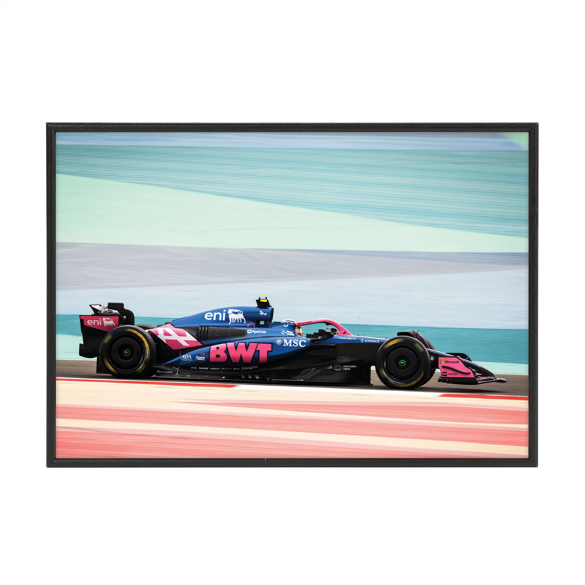 Jack Doohan 2025 BWT Alpine Formula One Team Print - Pre-Season Testing