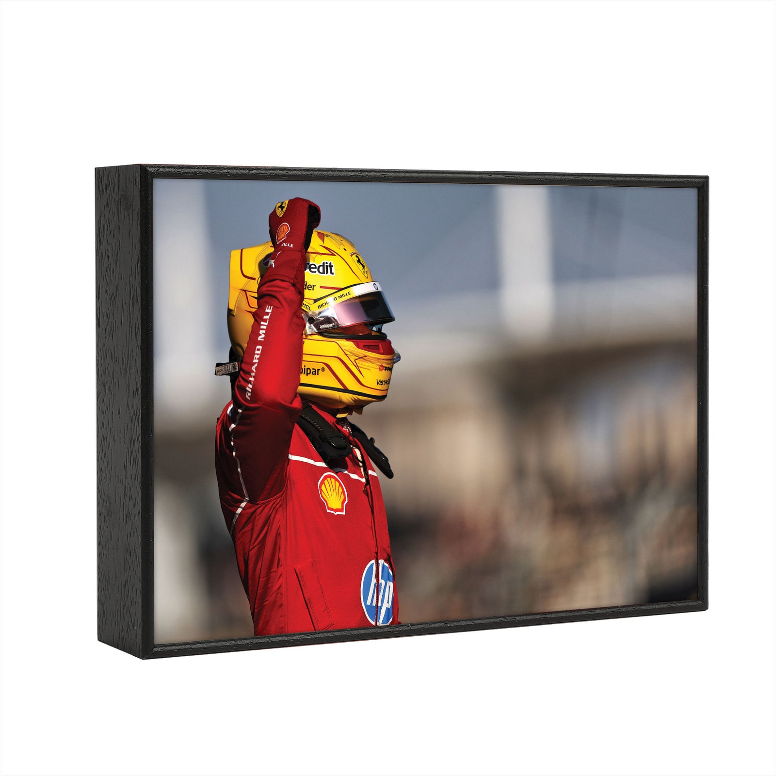 Lewis Hamilton 2025 Scuderia Ferrari Print - Chinese Sprint Race - Box Frame
