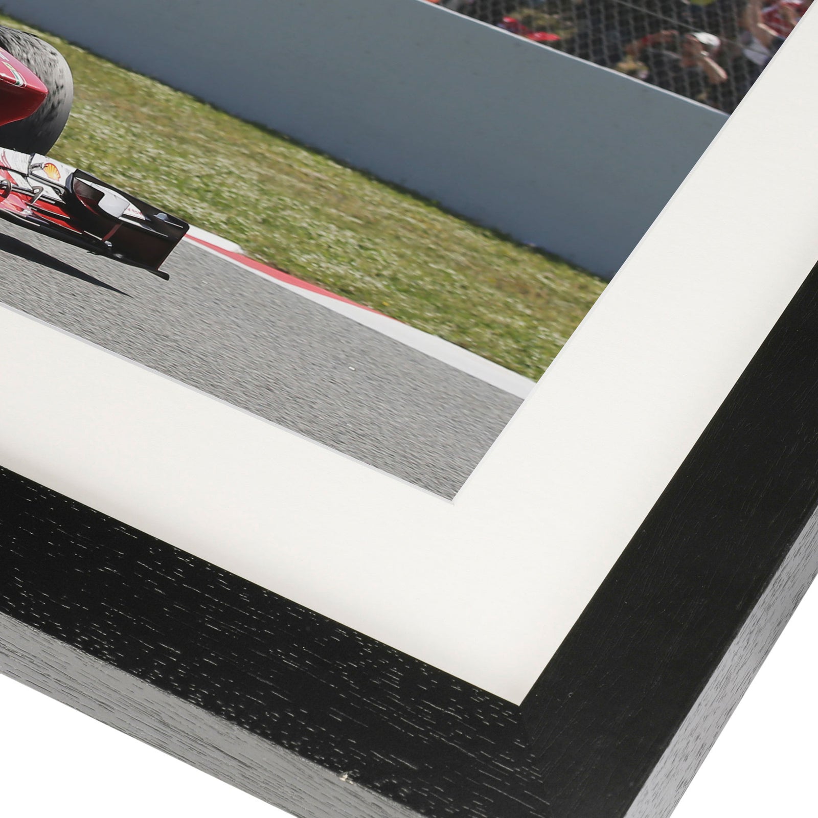 Fernando Alonso 2013 Scuderia-Ferrari ‘Hometown Triumph’ Framed Print – Spanish GP