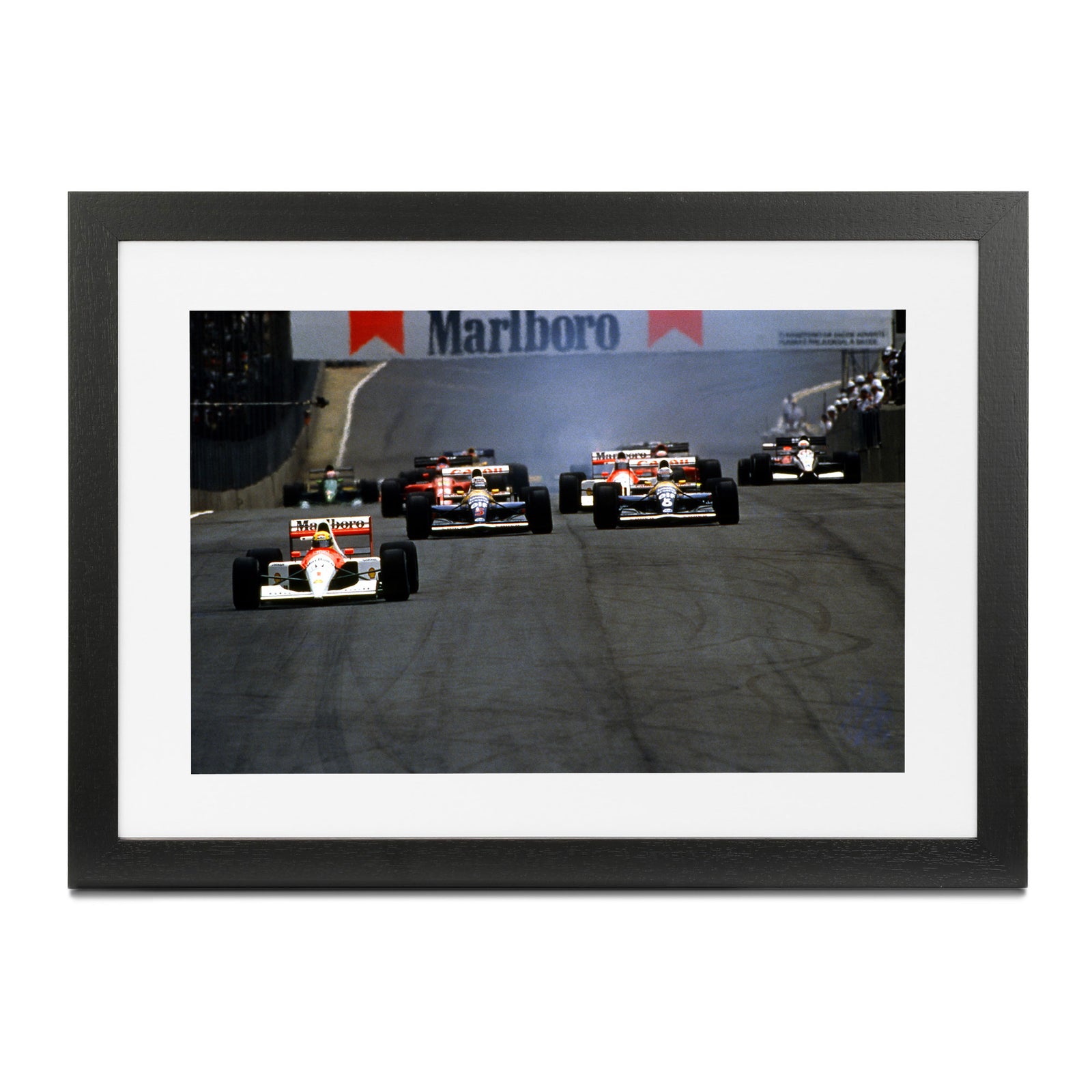 Ayrton Senna 1991 McLaren-Honda ‘Brazilian Brilliance’ Framed Print – Brazilian Grand Prix