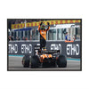 Lando Norris 2024 McLaren F1 Team Frame Print - Abu Dhabi GP - Box Frame