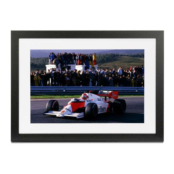 Niki Lauda 1984 McLaren F1® Team Framed Print – Portuguese Grand Prix