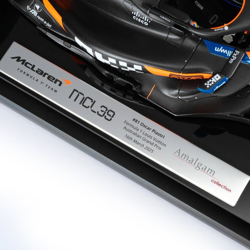 Oscar Piastri 2025 McLaren MCL39 1:18 Scale Model Australian GP Edition