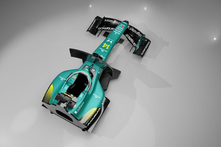 Aston Martin Aramco F1® Team 2026 Formula 1-inspired simulator, exclusive collector display for Formula 1 fans and motorsport enthusiasts