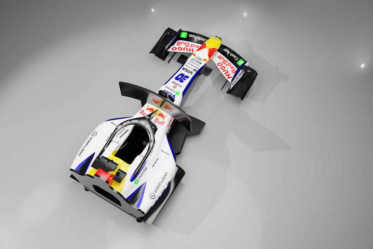 Visa Cash App Racing Bulls F1® Team 2026 Formula 1-inspired simulator, exclusive collector display for Formula 1 fans and motorsport enthusiasts