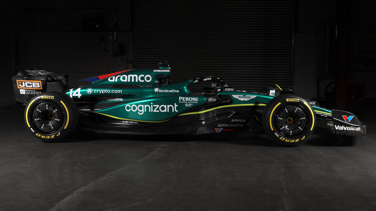 Official Aston Martin Aramco Cognizant Formula One® Team 2023 AMR23 Show Car