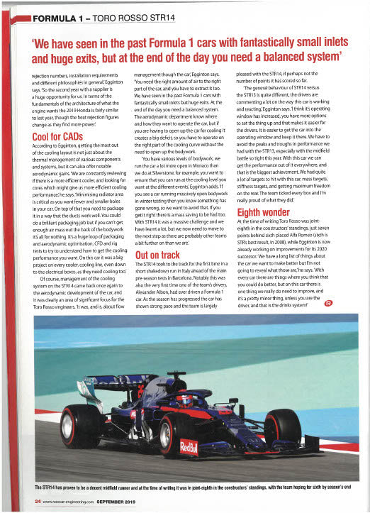 2019 Toro Rosso STR14-04 authentic Formula 1 rolling chassis with P2 finish, exclusive motorsport memorabilia and collector display