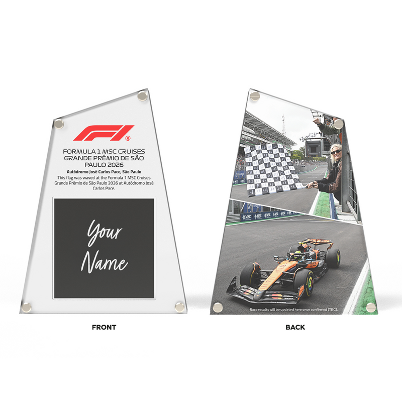 Own the Chequered Flag - 2026 Sao Paulo Grand Prix