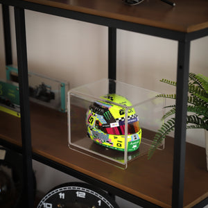 1:2 Scale Helmet Display Case authentic Formula 1 motorsport collectible display piece