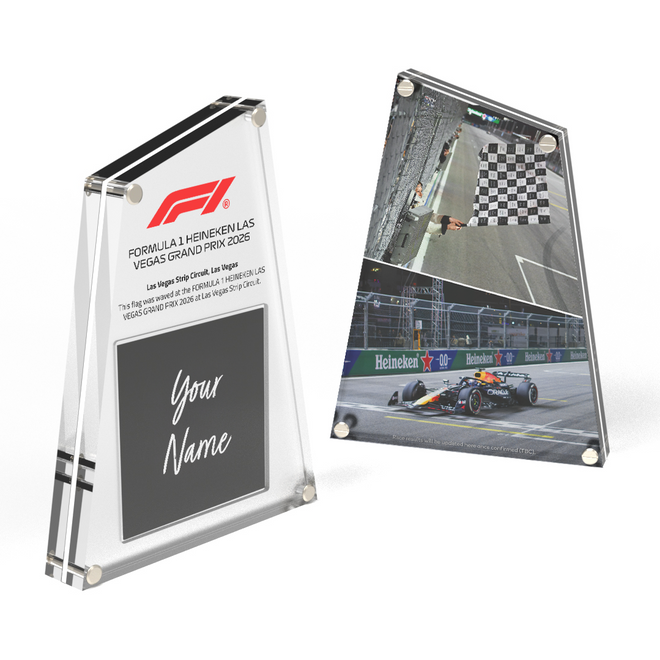 Own the Chequered Flag - 2026 Las Vegas Grand Prix